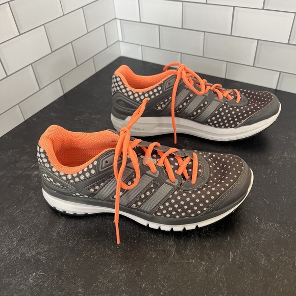 adidas Shoes - Adidas Size 8 Duramo 6 Adiprene Running Shoes Sneakers Gray Orange - very clean